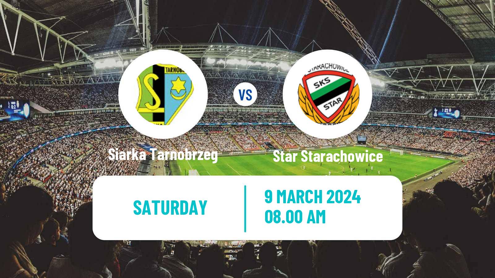 Soccer Polish Division 3 - Group IV Siarka Tarnobrzeg - Star Starachowice