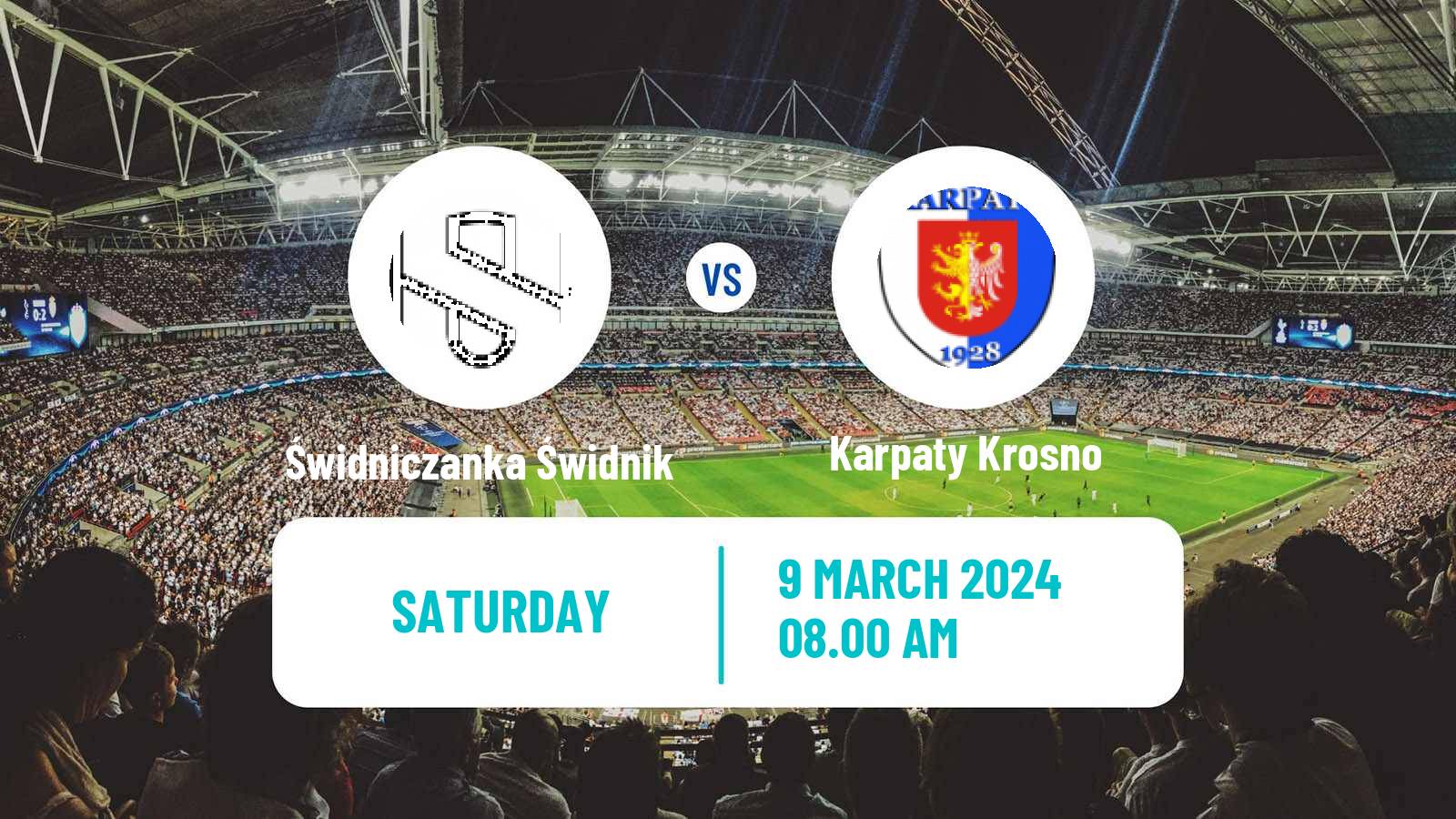 Soccer Polish Division 3 - Group IV Świdniczanka Świdnik - Karpaty Krosno