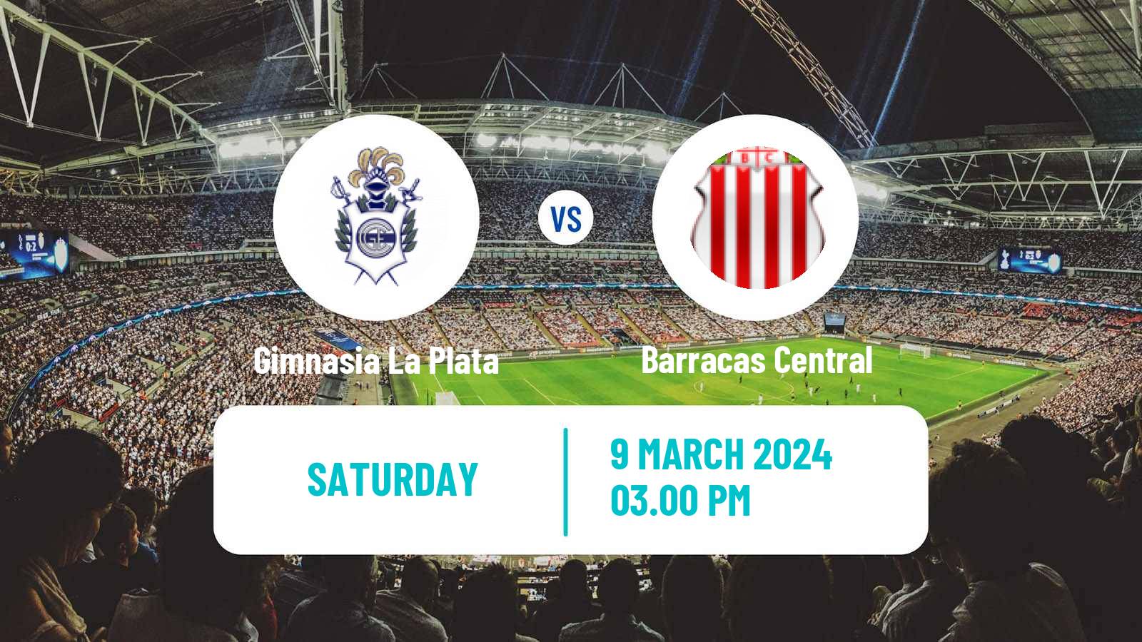 Soccer Argentinian Copa de la Liga Profesional Gimnasia La Plata - Barracas Central