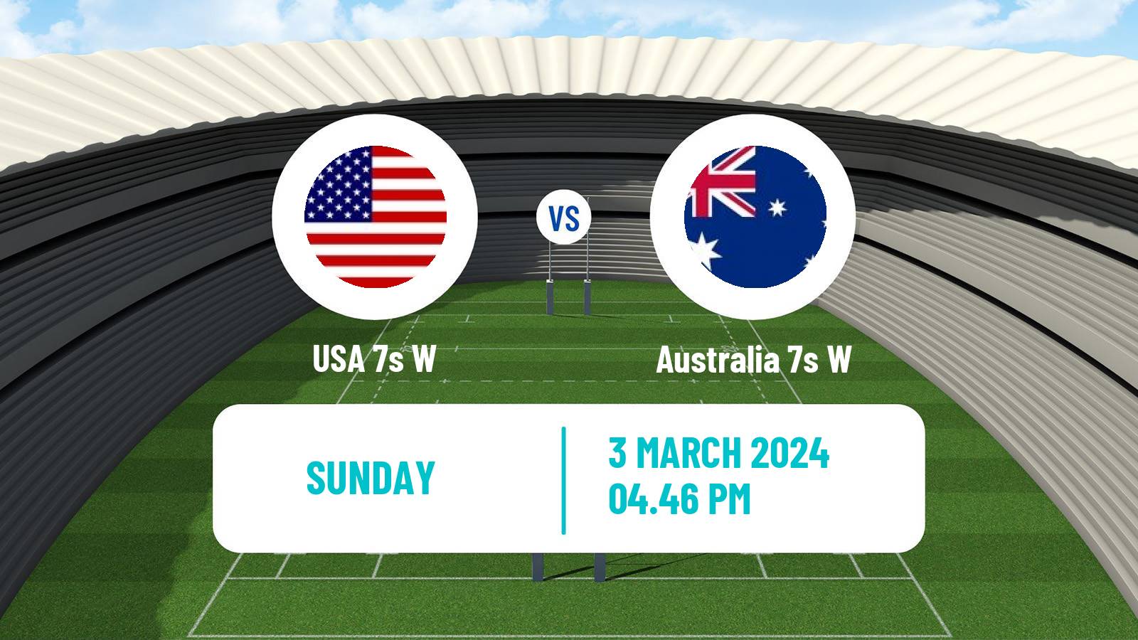 Rugby union Sevens World Series Women - USA USA 7s W - Australia 7s W