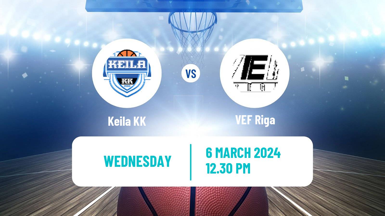 Basketball Estonian–Latvian Basketball League Keila - VEF Riga