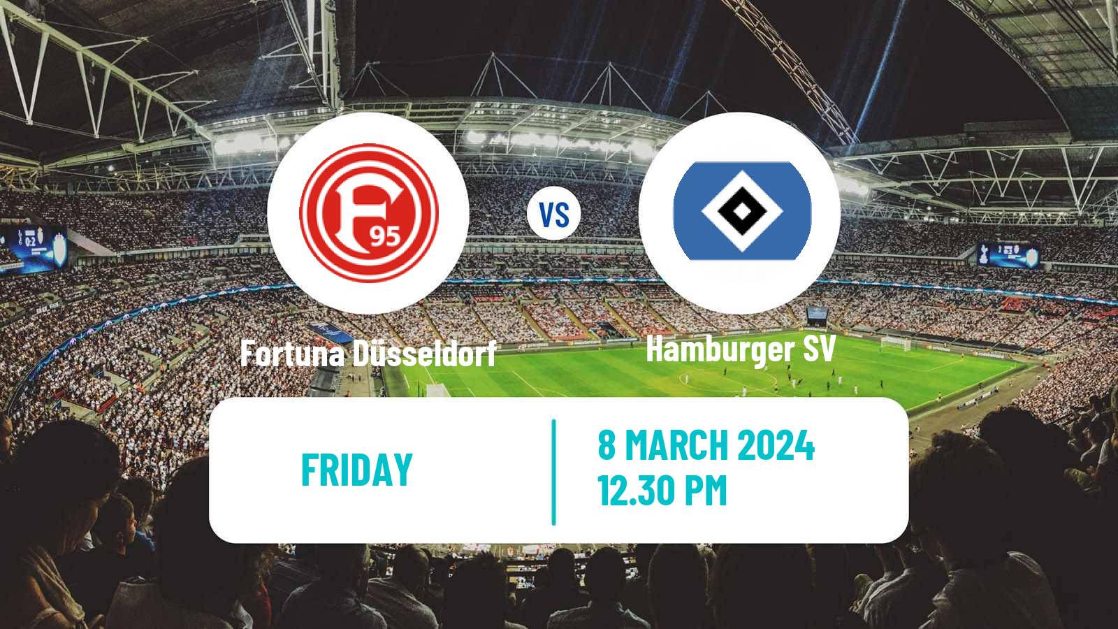 Soccer German 2 Bundesliga Fortuna Düsseldorf - Hamburger SV