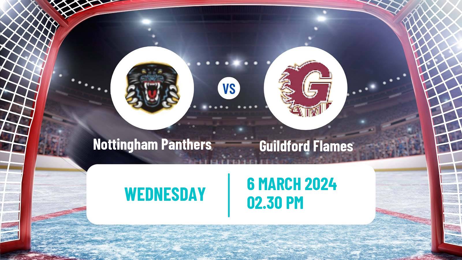 Hockey United Kingdom Elite League Nottingham Panthers - Guildford Flames