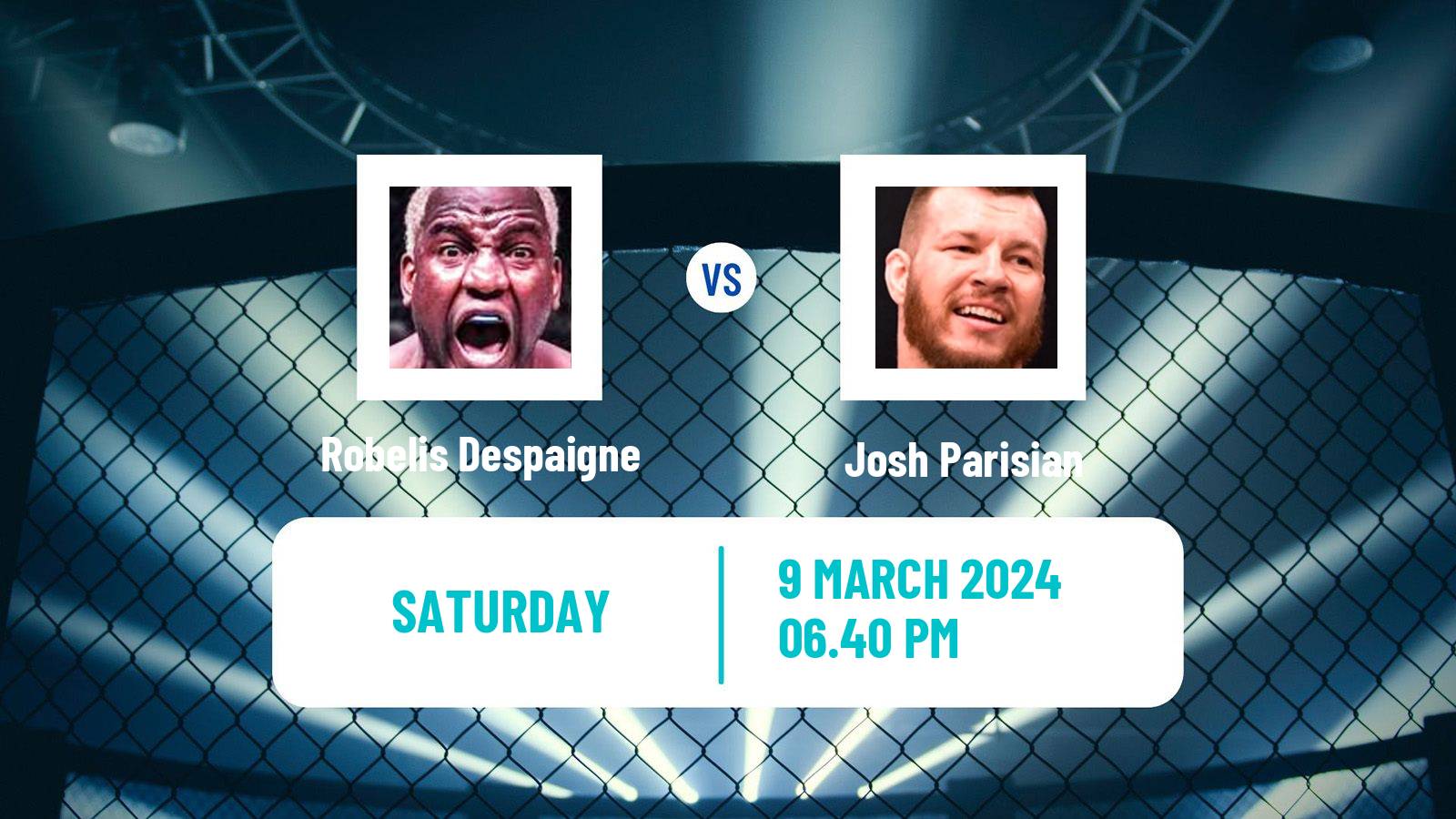 MMA Heavyweight UFC Men Robelis Despaigne - Josh Parisian