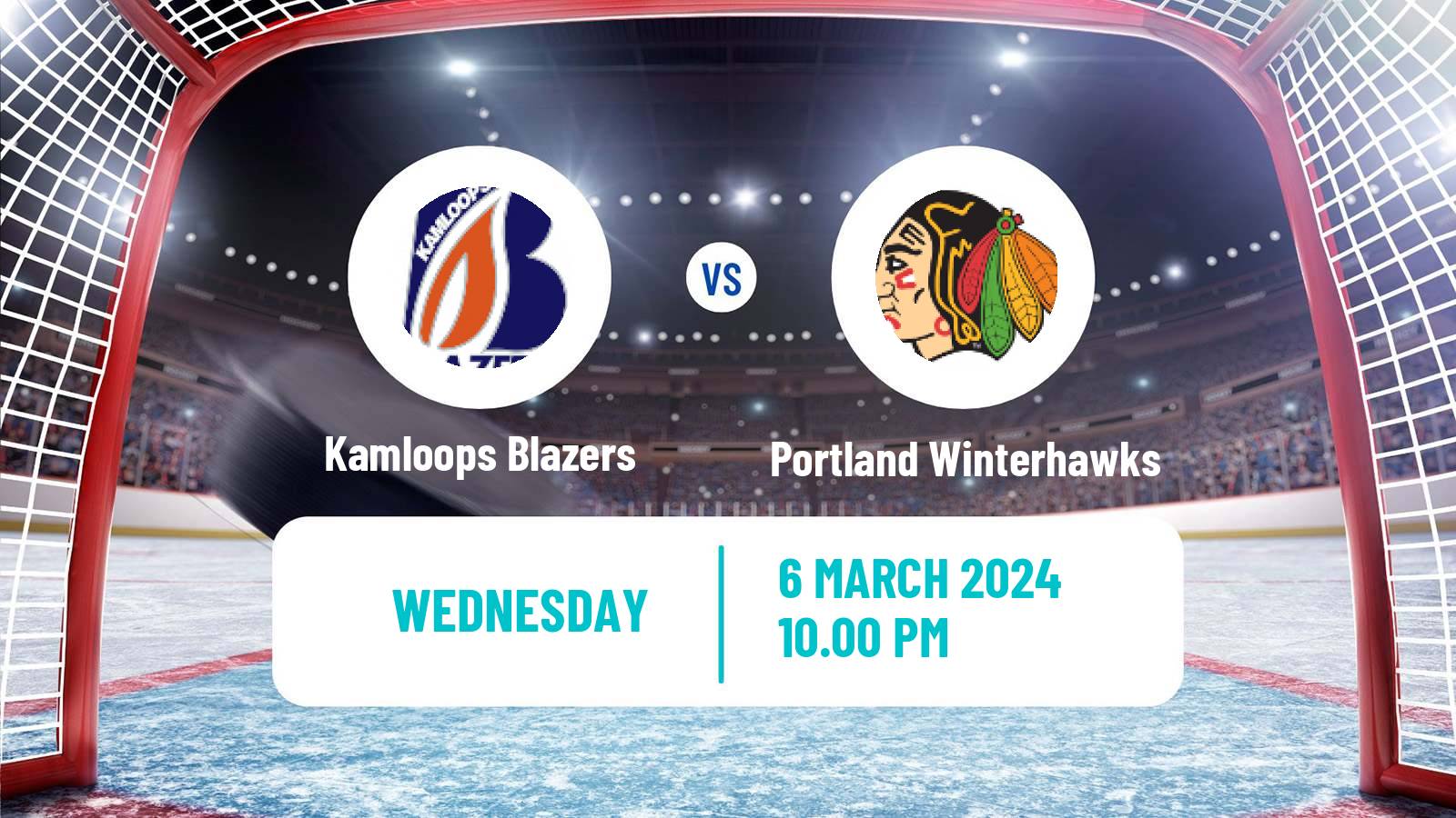 Hockey WHL Kamloops Blazers - Portland Winterhawks