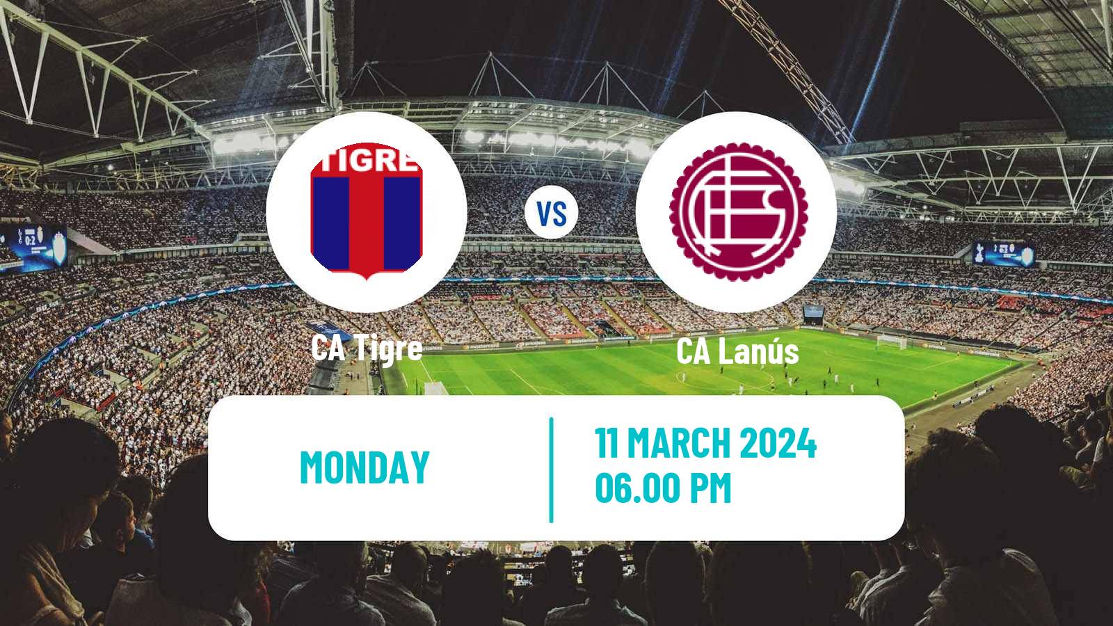 Soccer Argentinian Copa de la Liga Profesional Tigre - Lanús