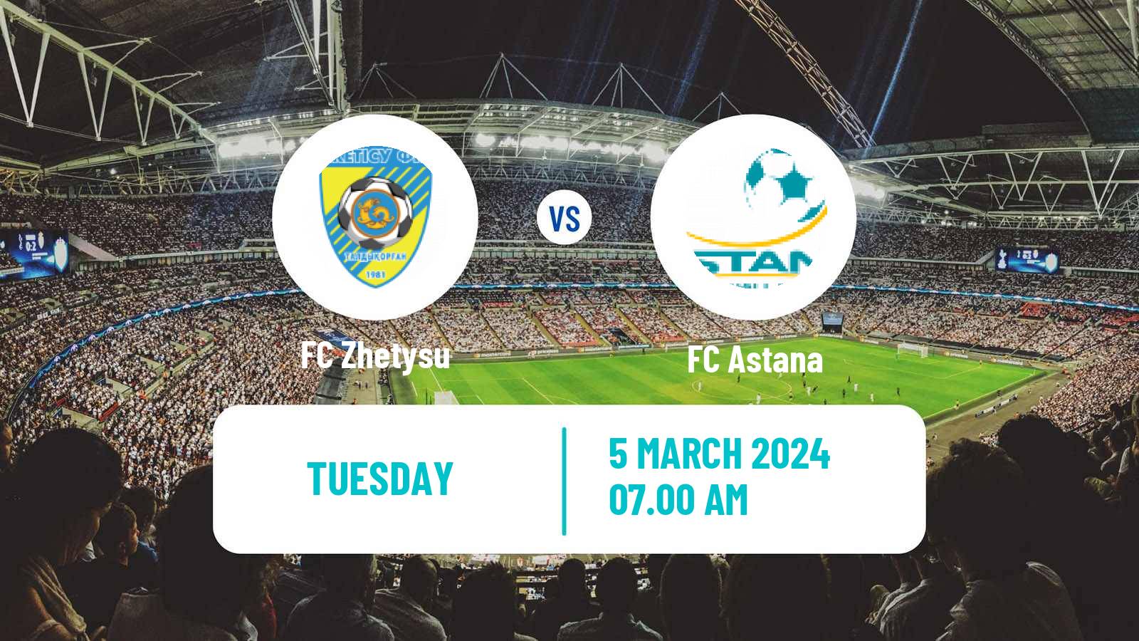 Soccer Kazakh Premier League Zhetysu - Astana