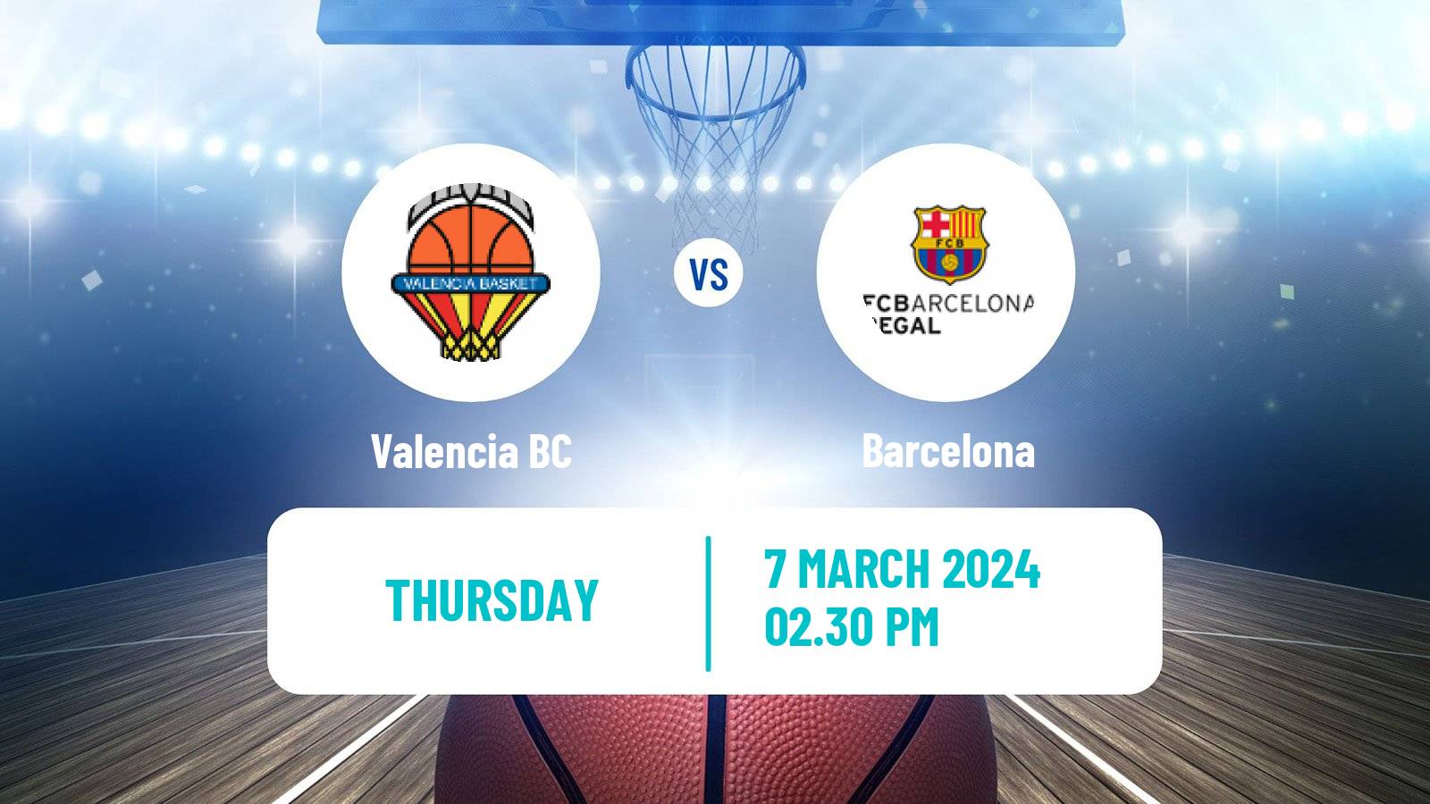 Basketball Euroleague Valencia - Barcelona