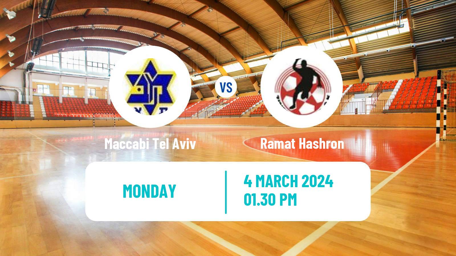 Handball Israeli Division 1 Handball Maccabi Tel Aviv - Ramat Hashron