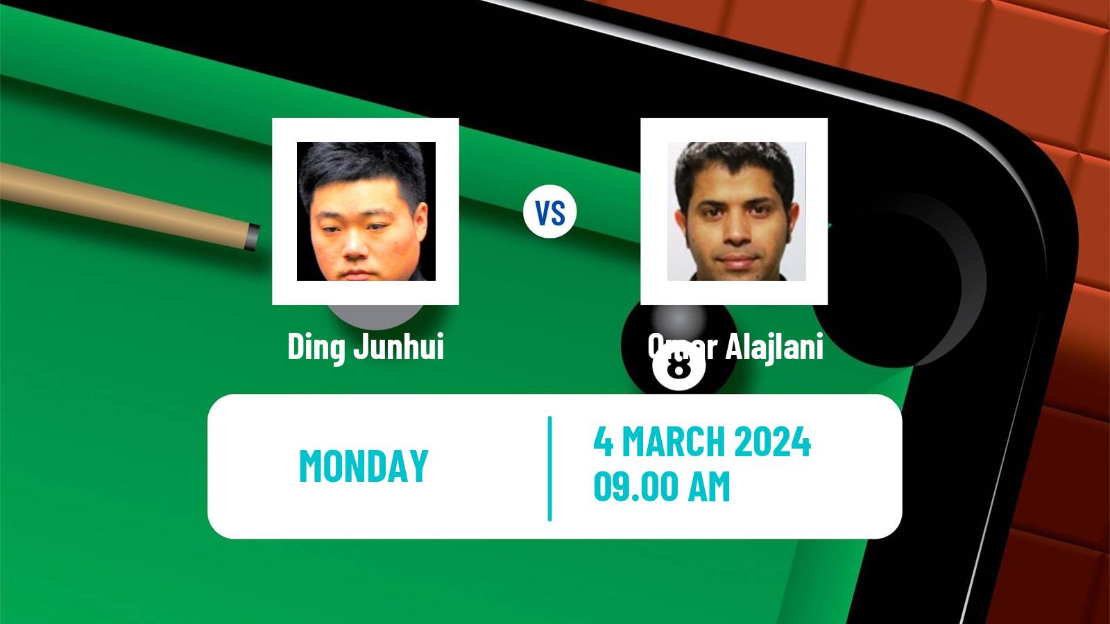 Snooker World Masters Ding Junhui - Omar Alajlani
