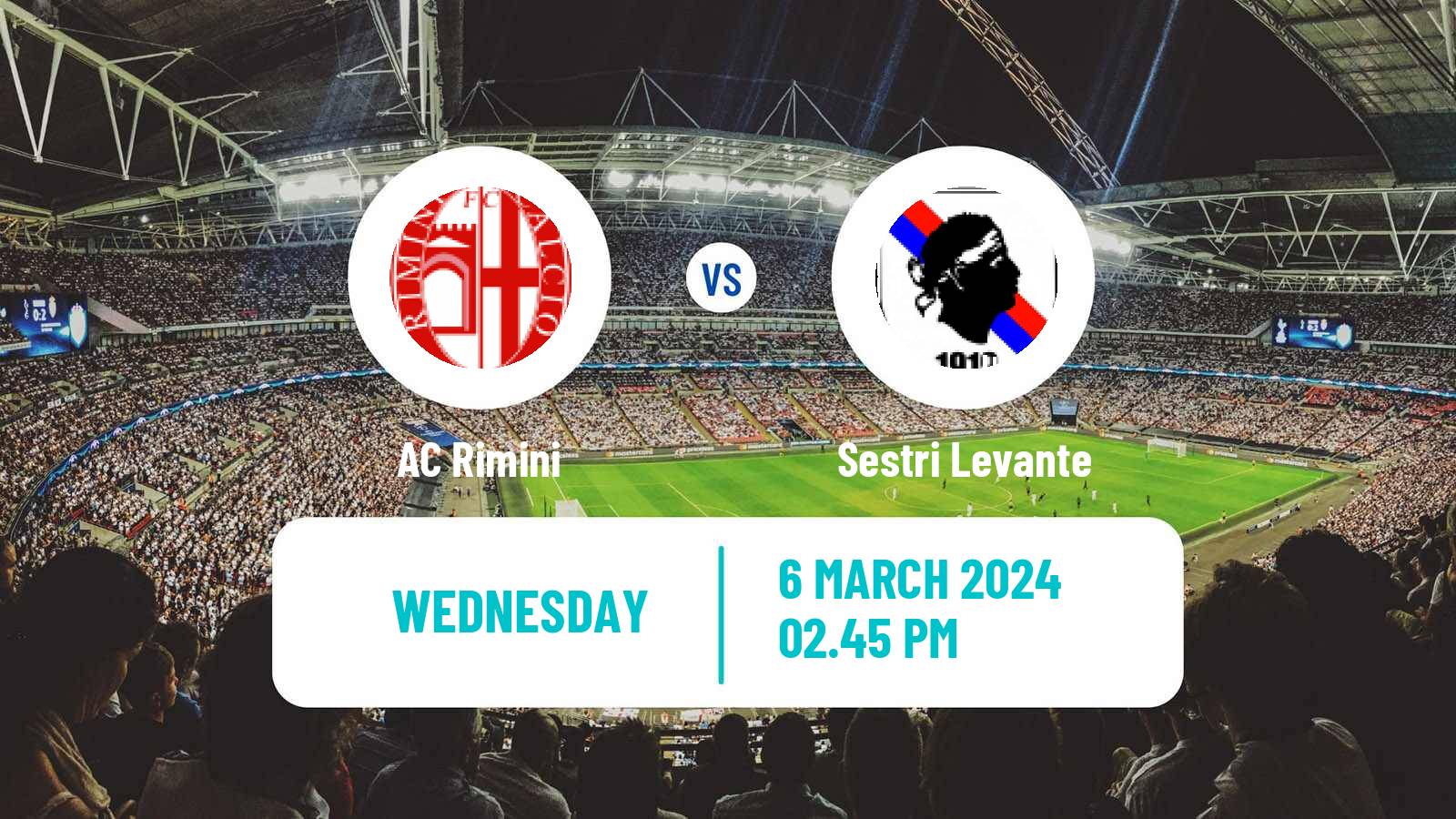 Soccer Italian Serie C Group B Rimini - Sestri Levante