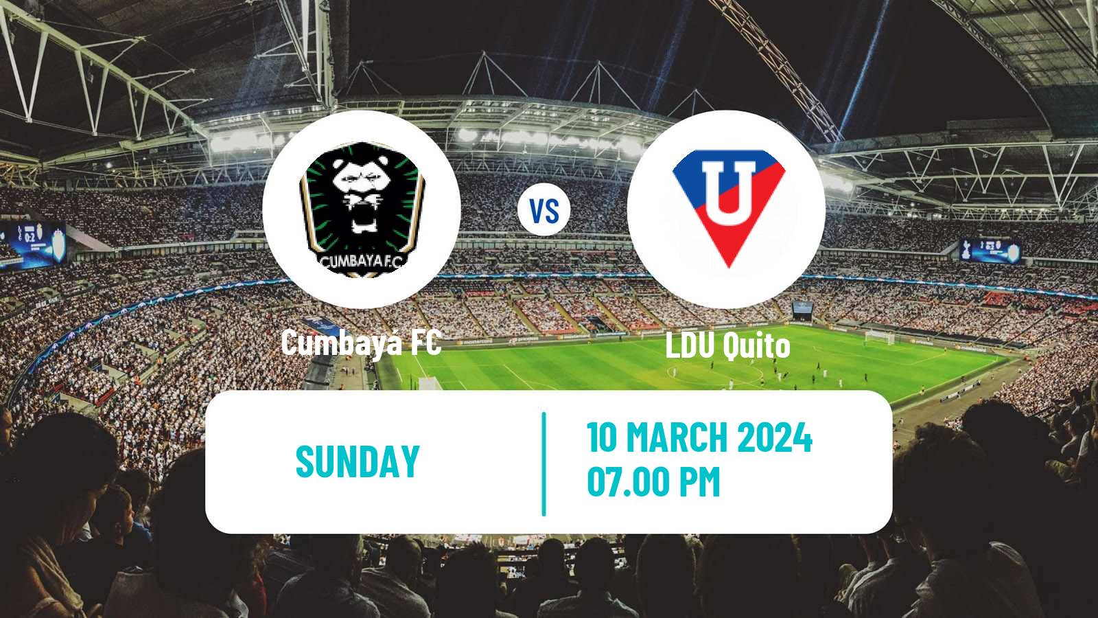 Soccer Ecuadorian Liga Pro Cumbayá - LDU Quito
