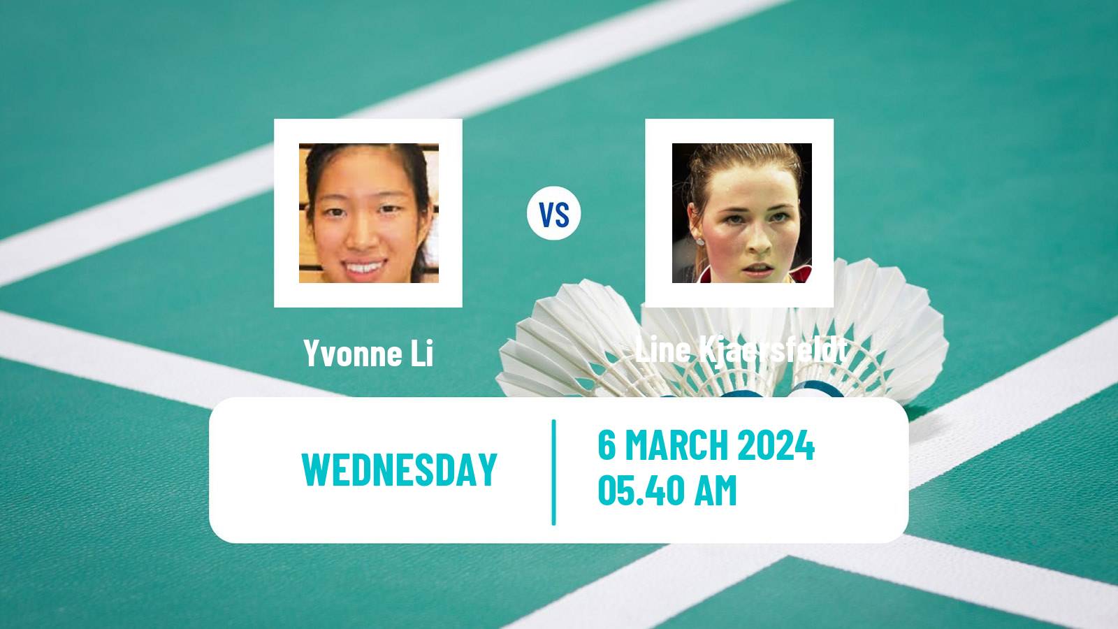 Badminton BWF World Tour French Open Women Yvonne Li - Line Kjaersfeldt