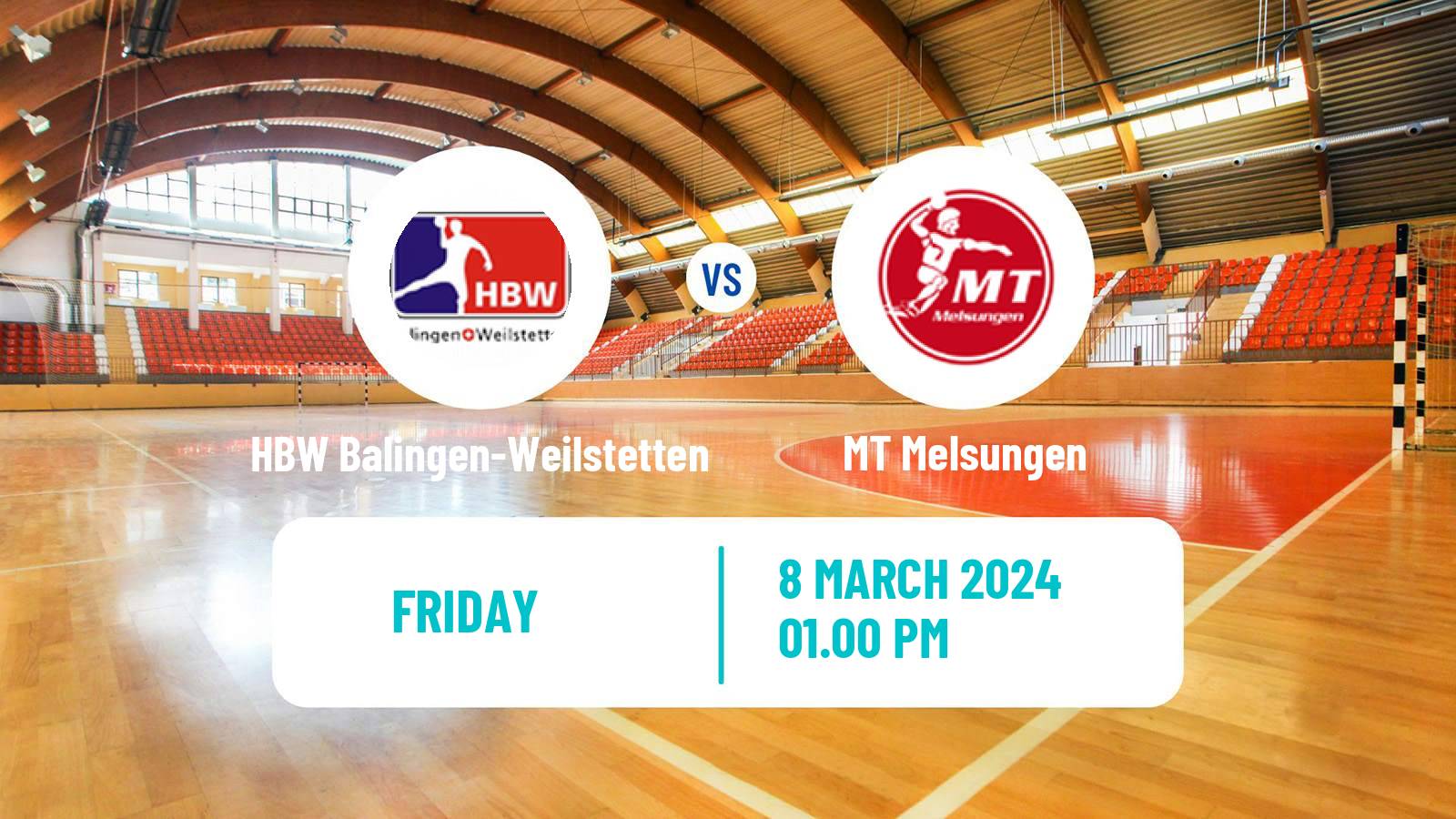 Handball German Bundesliga Handball HBW Balingen-Weilstetten - MT Melsungen