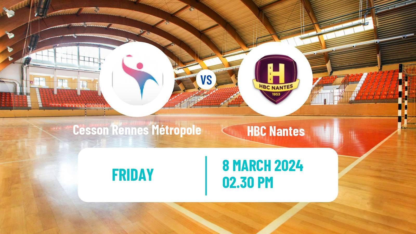 Handball French Starligue Handball Cesson Rennes Métropole - HBC Nantes