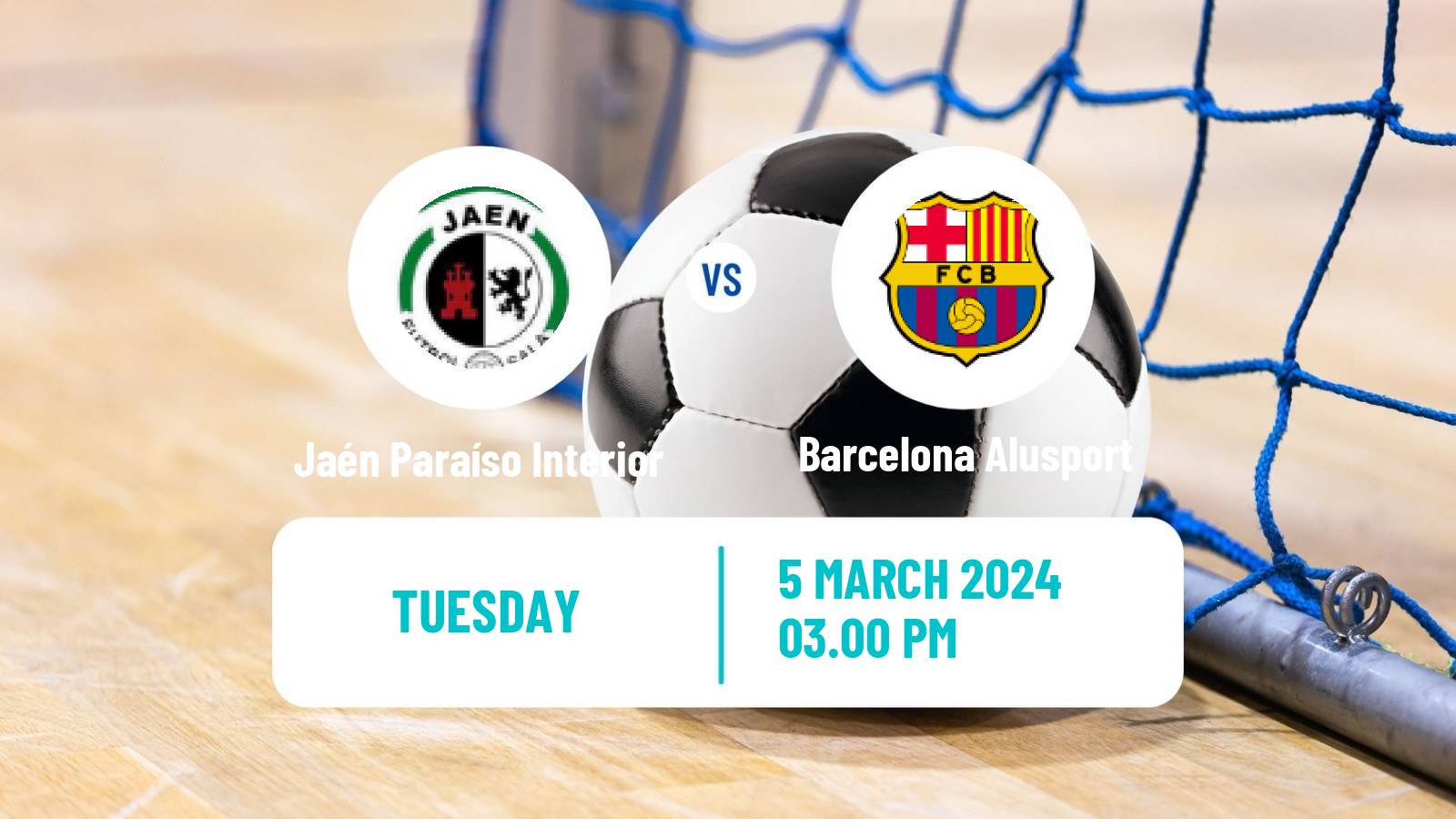 Futsal Spanish Primera Division Futsal Jaén Paraíso Interior - Barcelona Alusport