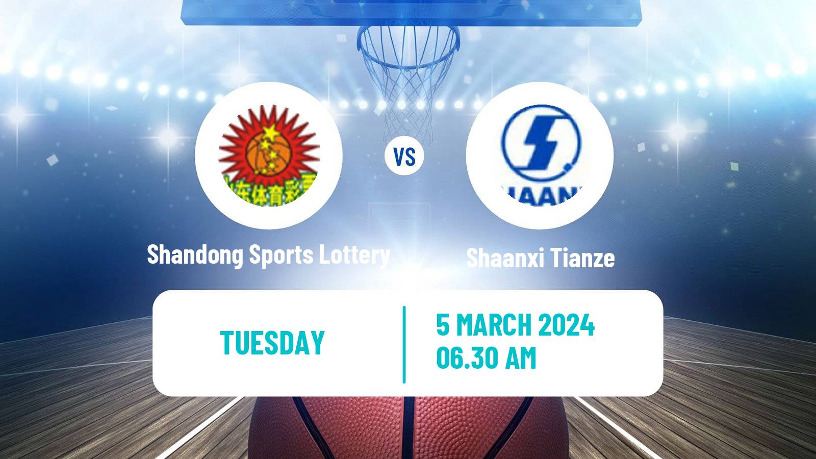 Basketball WCBA Shandong Sports Lottery - Shaanxi Tianze