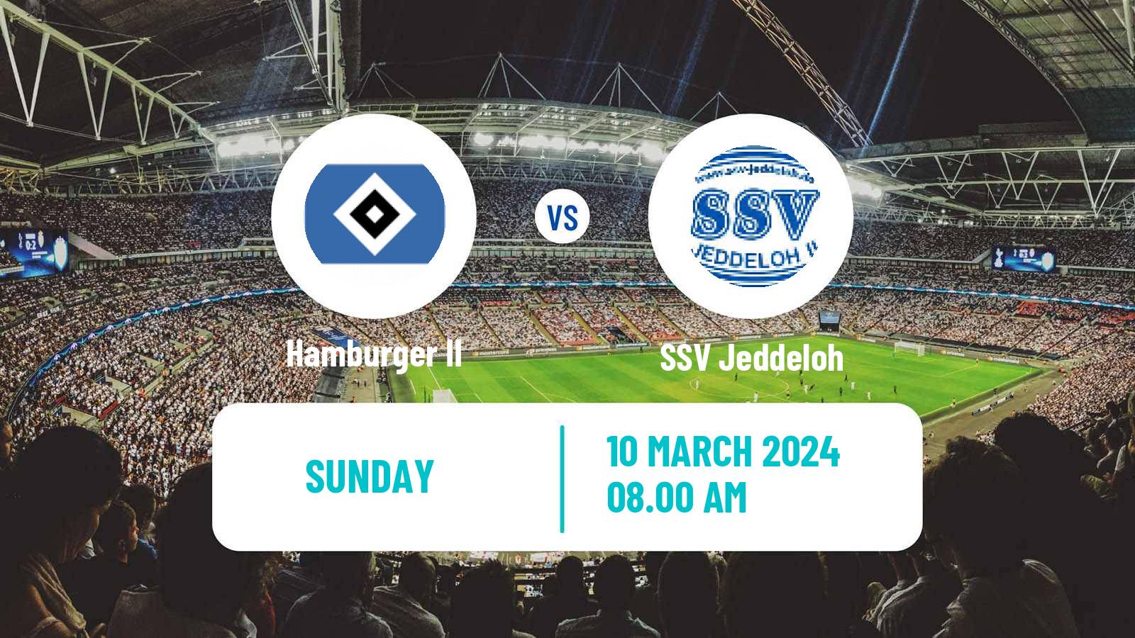 Soccer German Regionalliga North Hamburger II - Jeddeloh