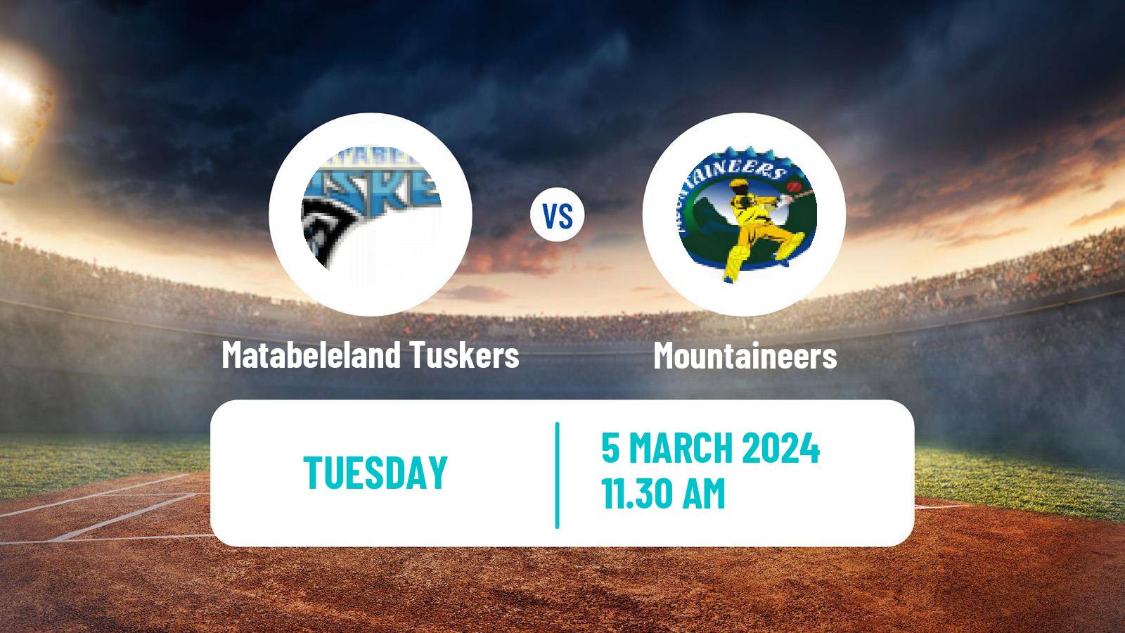 Cricket Zimbabwe Twenty20 Competition Matabeleland Tuskers - Mountaineers