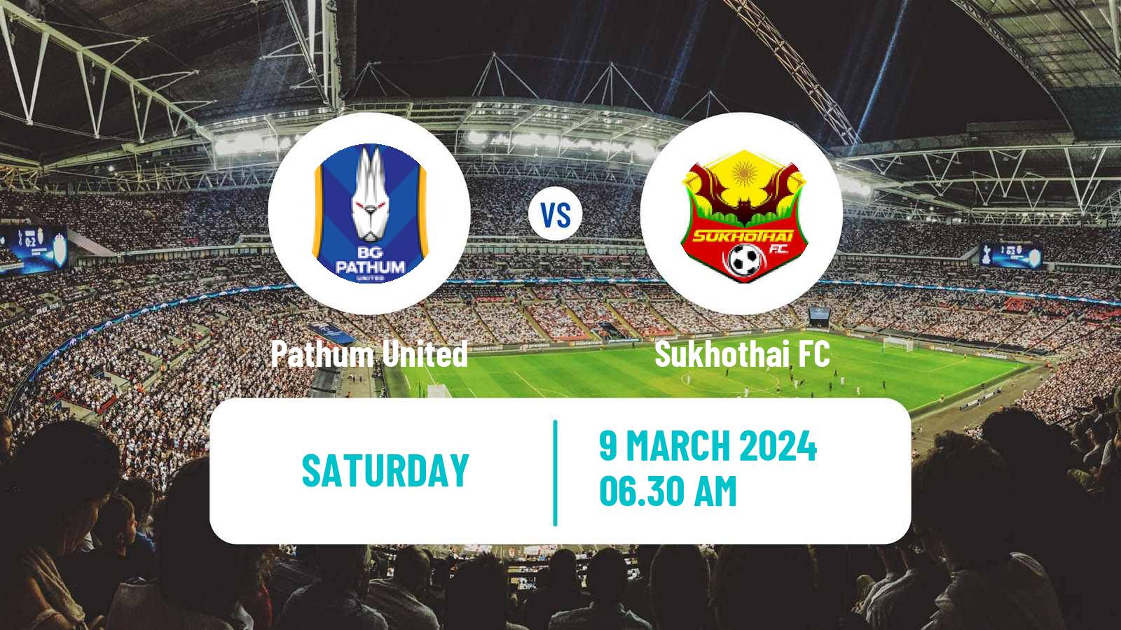 Soccer Thai League 1 Pathum United - Sukhothai