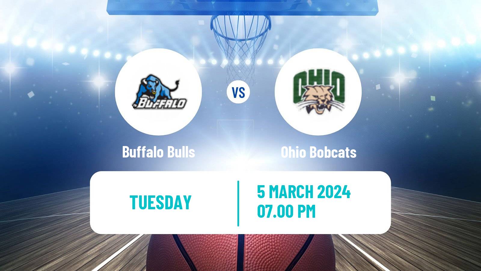 Basketball NCAA College Basketball Buffalo Bulls - Ohio Bobcats