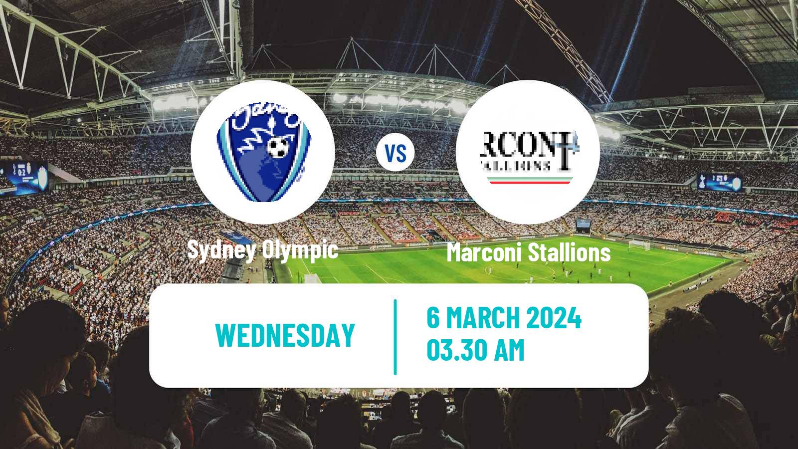 Soccer Australian NPL NSW Sydney Olympic - Marconi Stallions