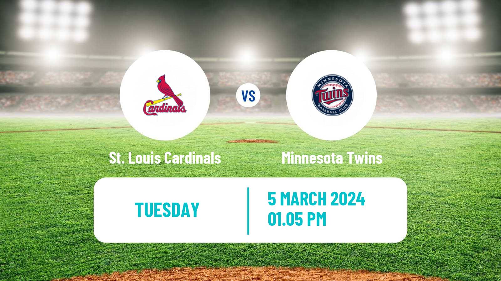 Baseball MLB Spring Training St. Louis Cardinals - Minnesota Twins