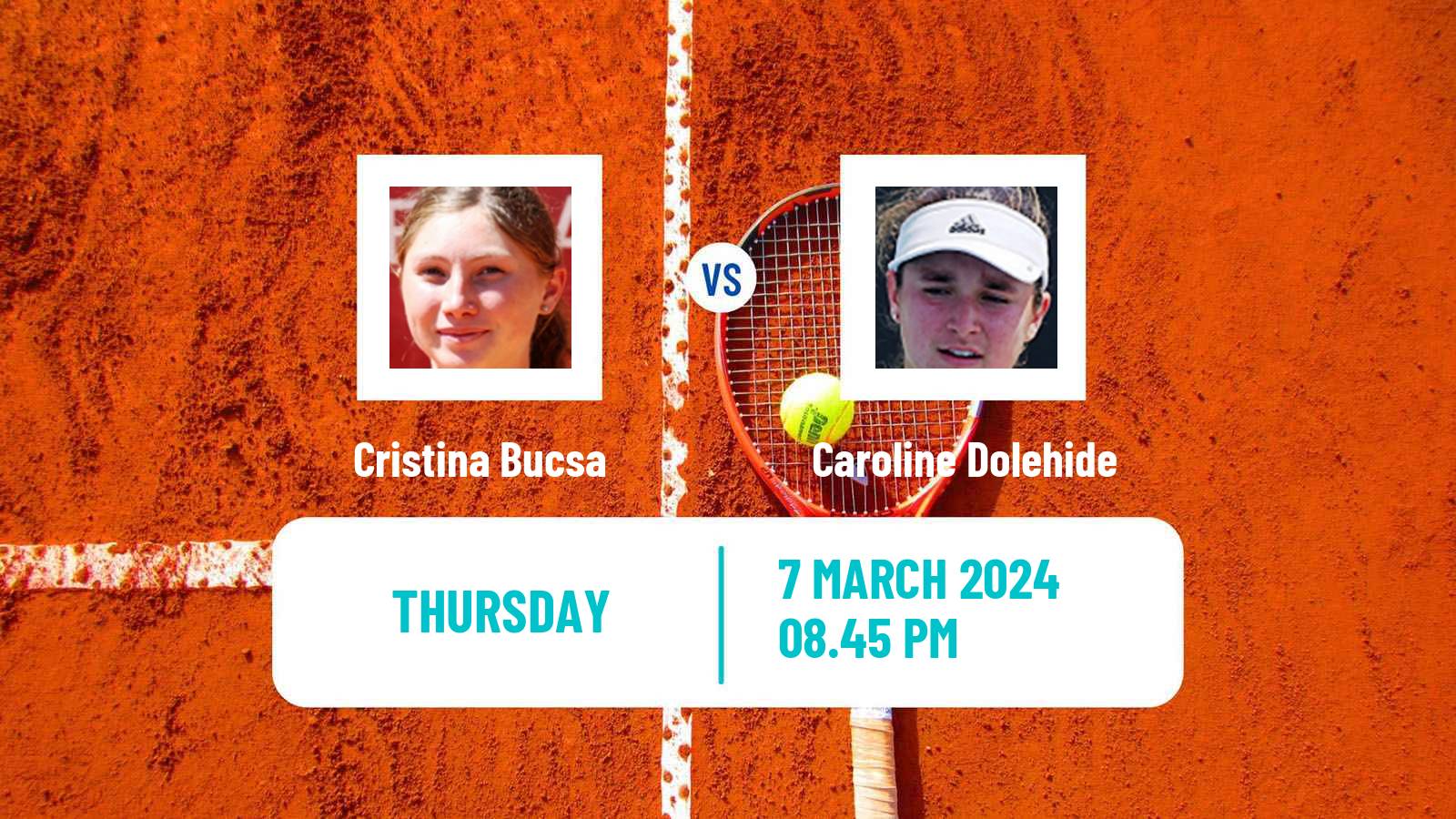 Tennis WTA Indian Wells Cristina Bucsa - Caroline Dolehide