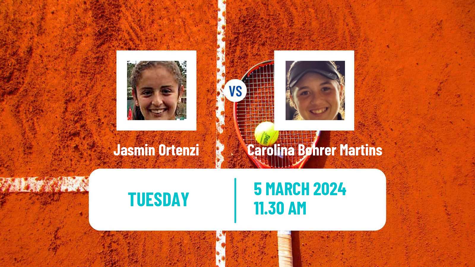 Tennis ITF W15 Cordoba Women Jasmin Ortenzi - Carolina Bohrer Martins