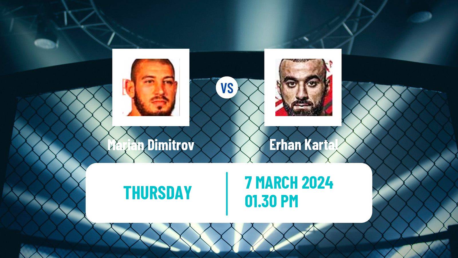 MMA Welterweight Pfl Men Marian Dimitrov - Erhan Kartal