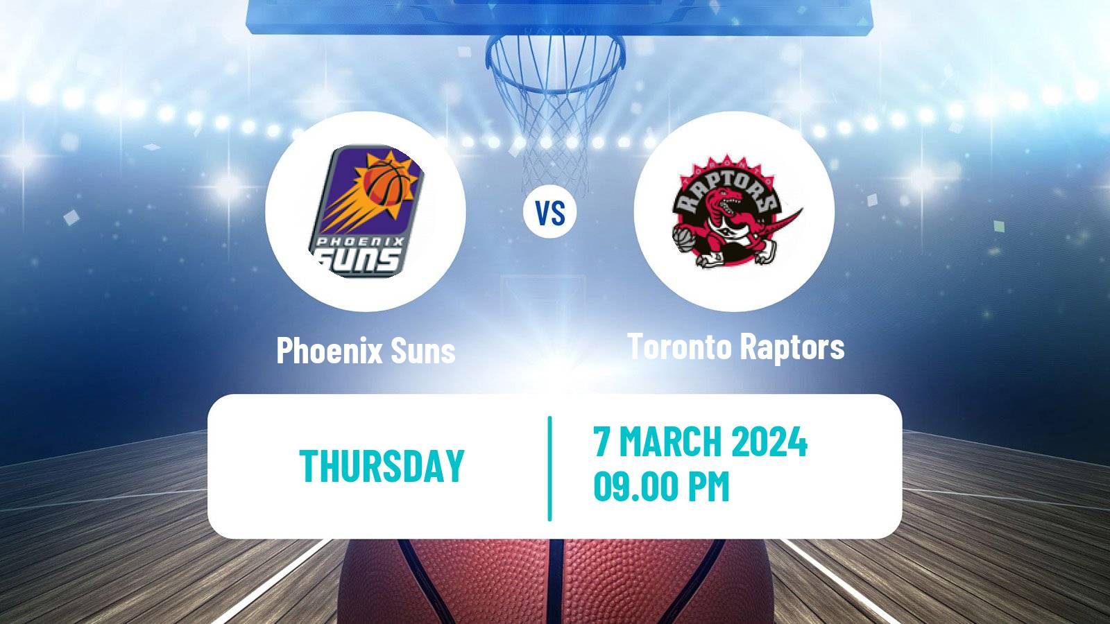 Basketball NBA Phoenix Suns - Toronto Raptors