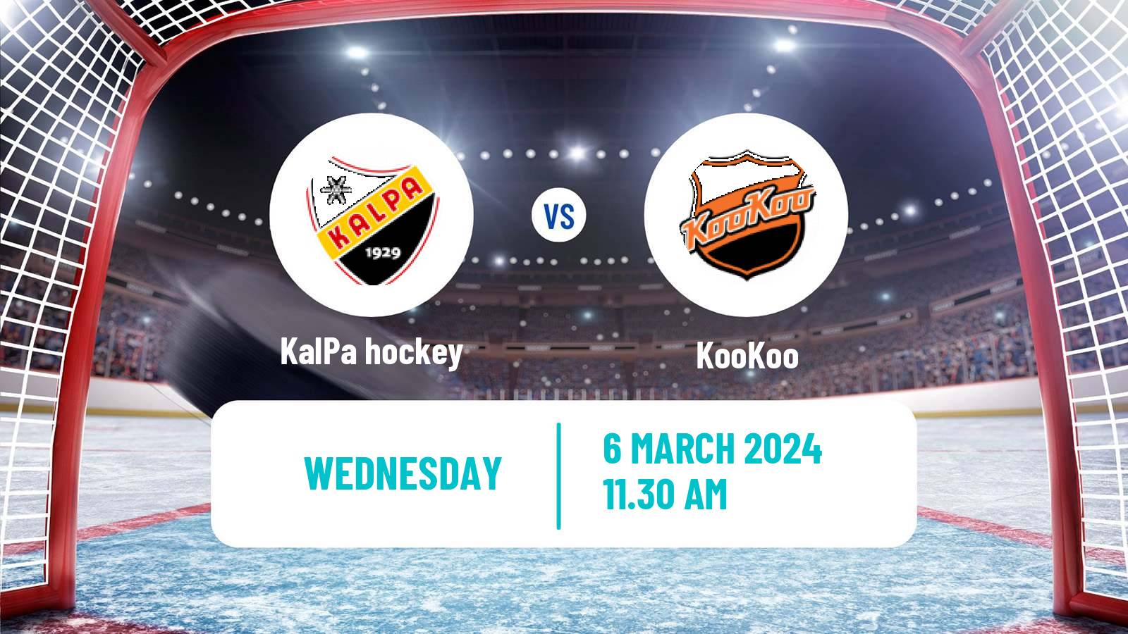 Hockey Finnish SM-liiga KalPa - KooKoo