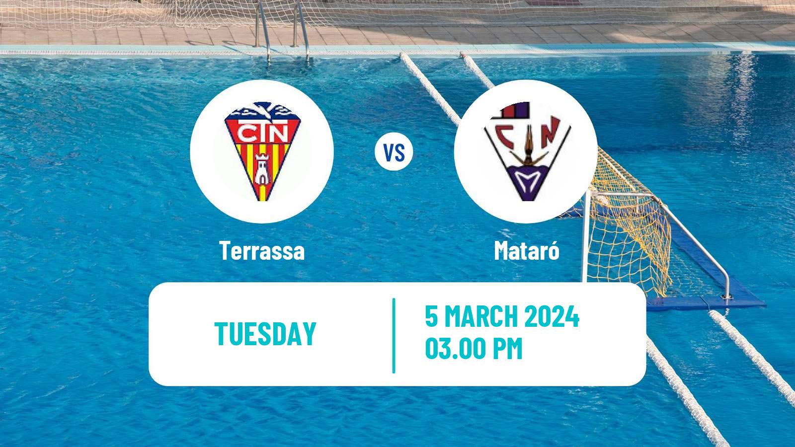 Water polo Spanish Liga Premaat Women Terrassa - Mataró