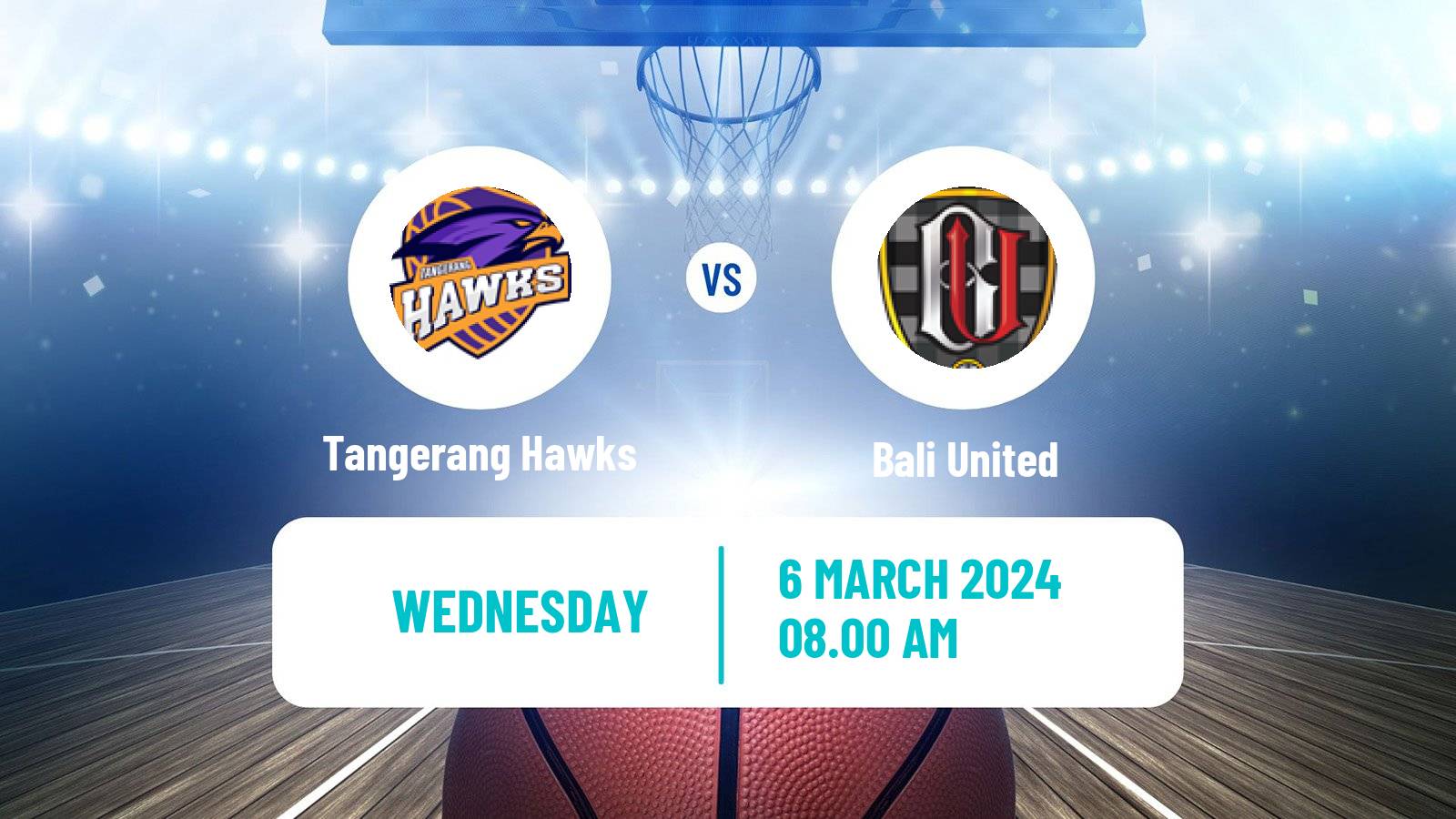 Basketball Indonesian IBL Tangerang Hawks - Bali United