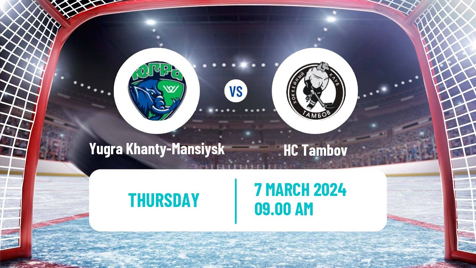 Hockey VHL Yugra Khanty-Mansiysk - Tambov