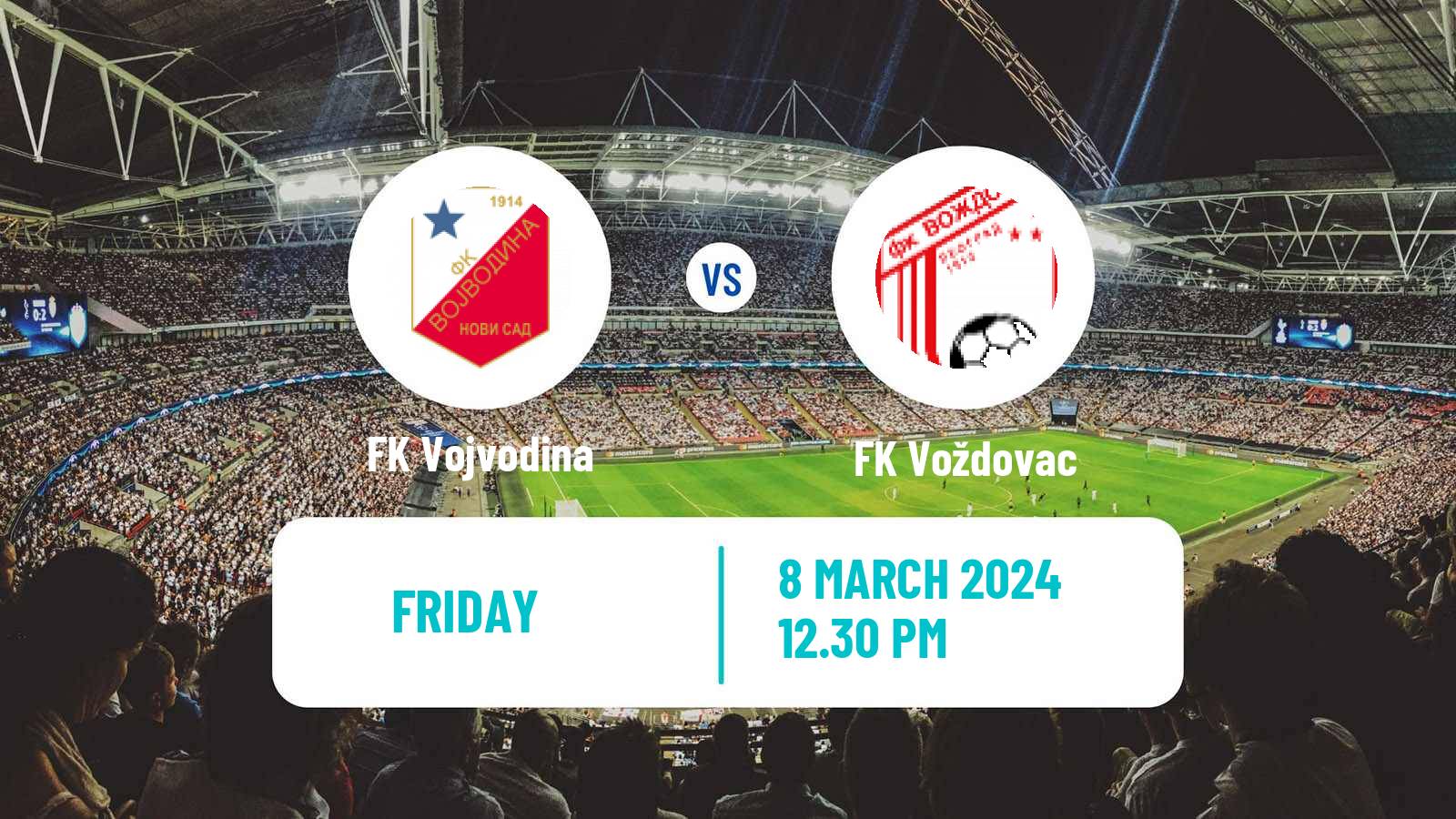 Soccer Serbian Superliga Vojvodina - Voždovac