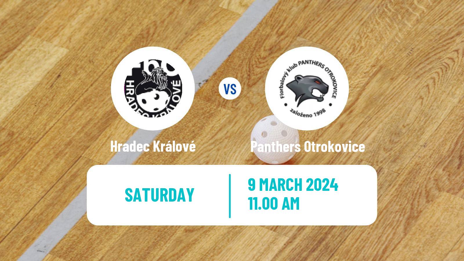 Floorball Czech 1 Liga Floorball Hradec Králové - Panthers Otrokovice