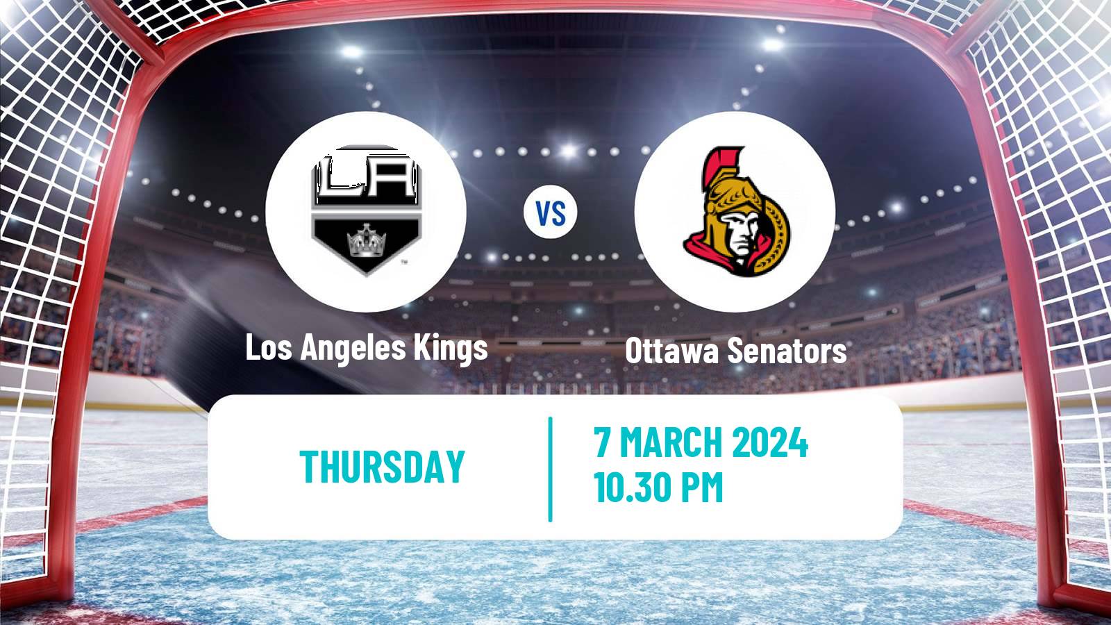 Hockey NHL Los Angeles Kings - Ottawa Senators
