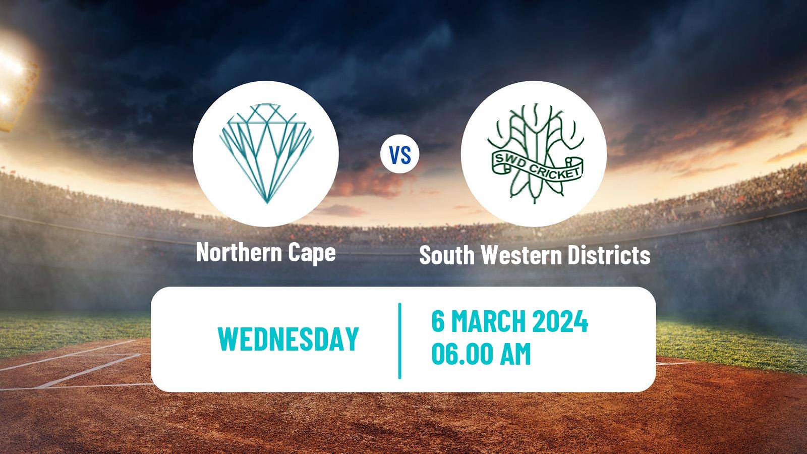 Cricket CSA Provincial T20 Cup Northern Cape - South Western Districts