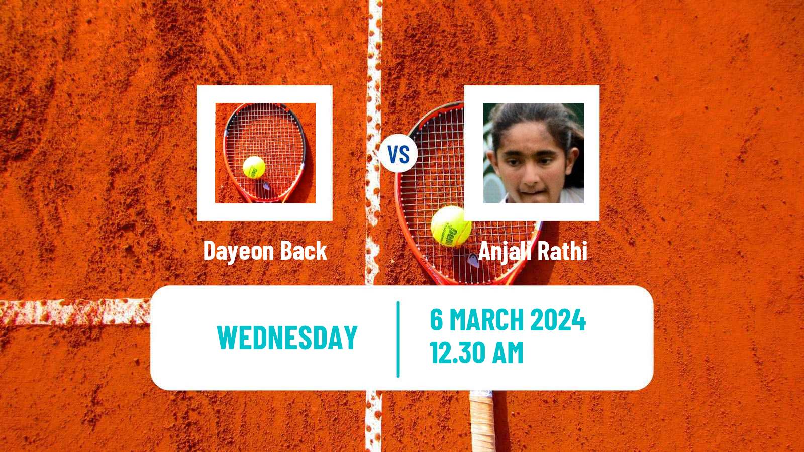 Tennis ITF W35 Nagpur Women Dayeon Back - Anjali Rathi