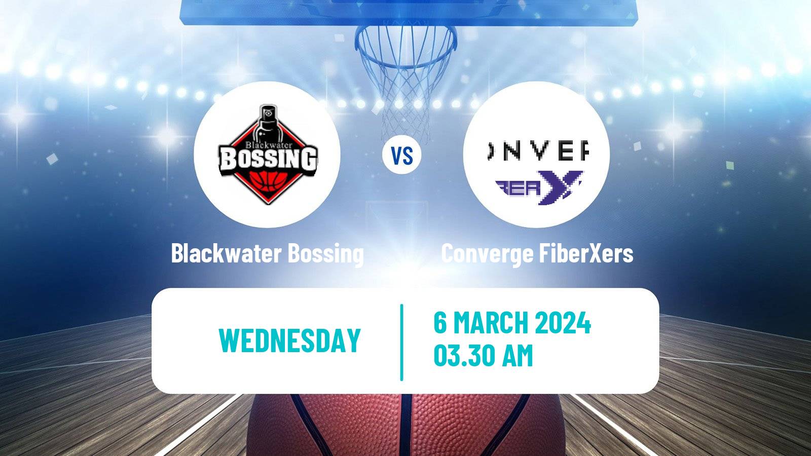 Basketball Philippines Cup Blackwater Bossing - Converge FiberXers