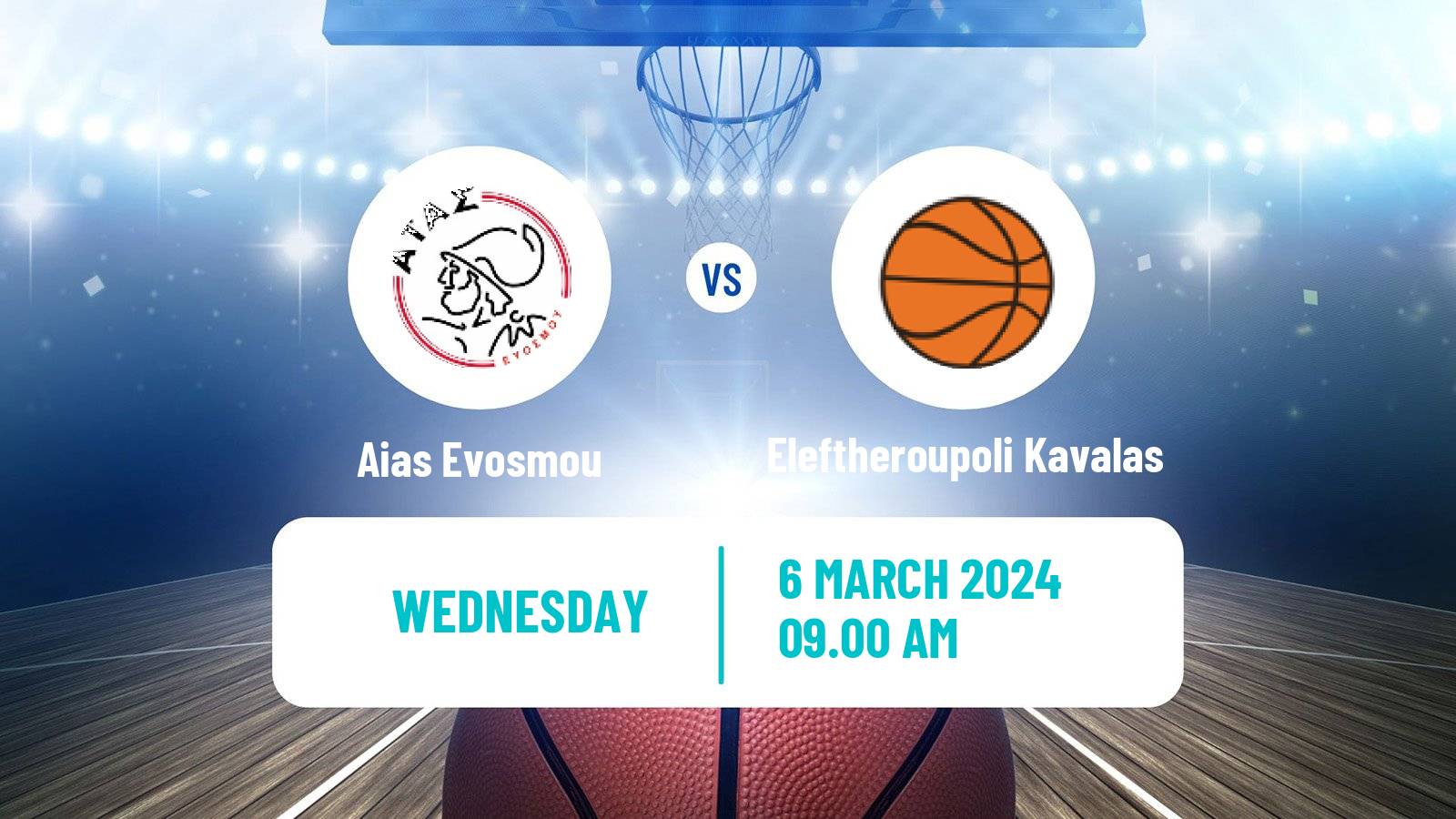 Basketball Greek Elite League Basketball Aias Evosmou - Eleftheroupoli Kavalas