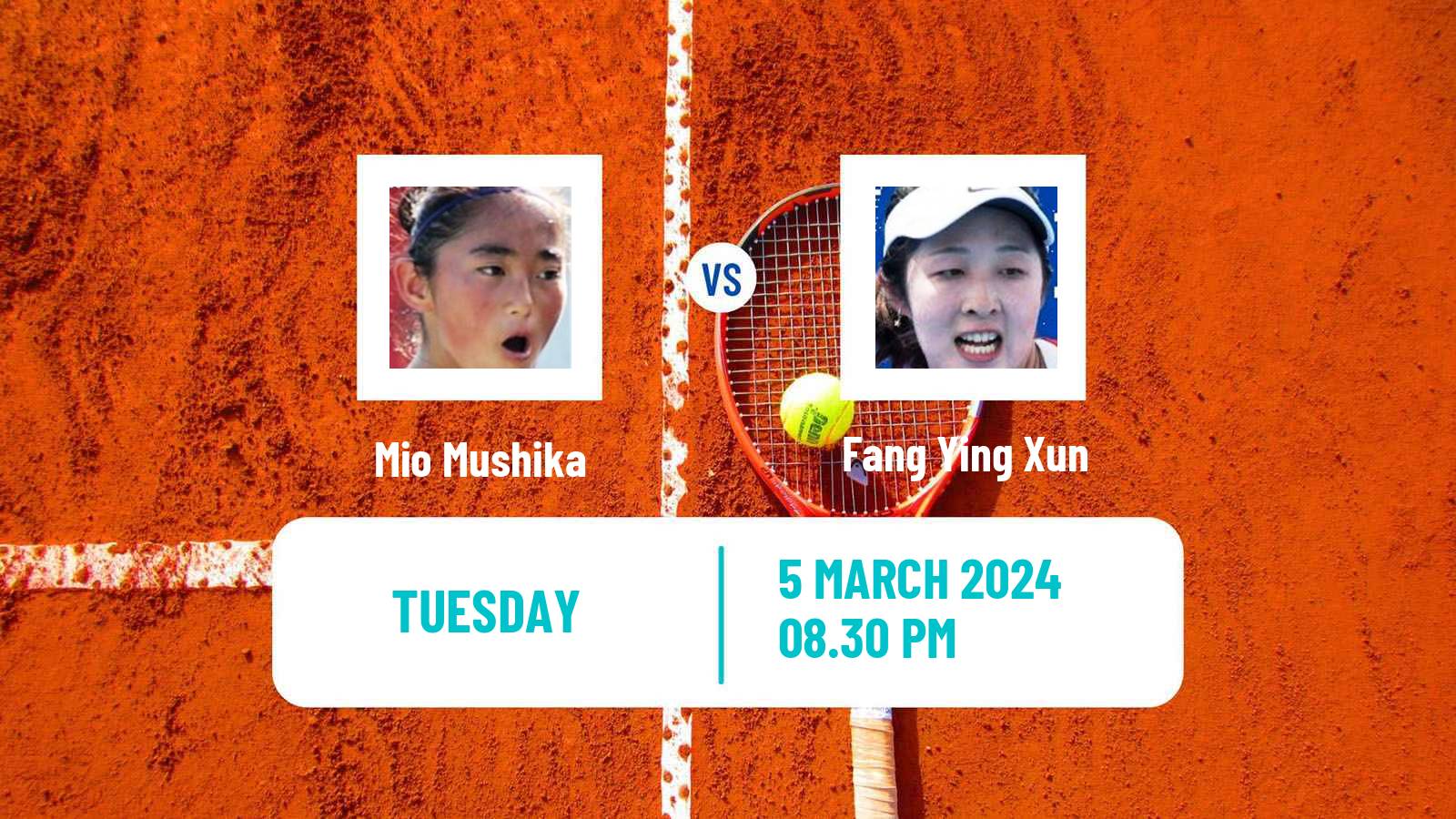 Tennis ITF W15 Kuala Lumpur Women Mio Mushika - Fang Ying Xun