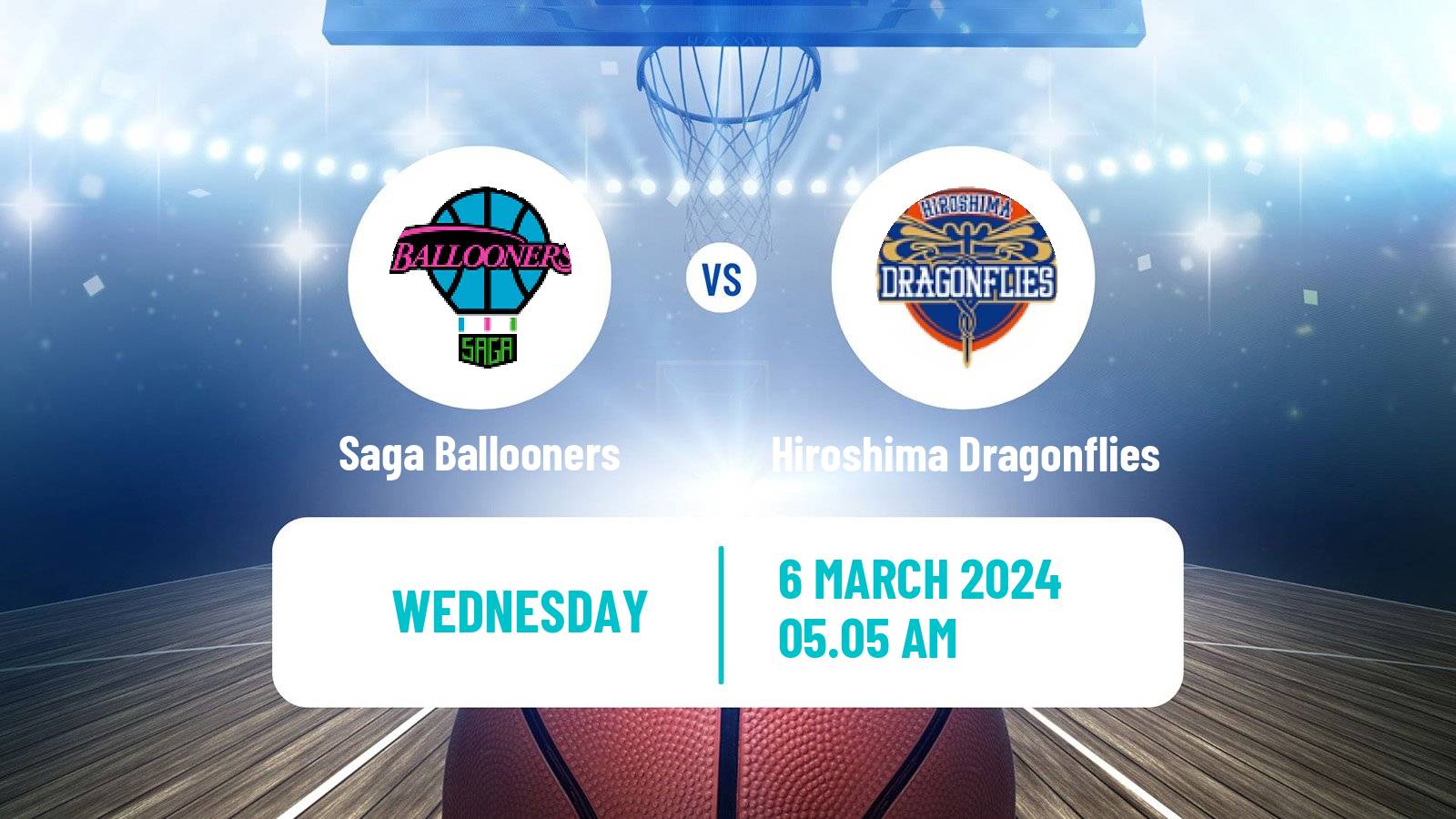 Basketball BJ League Saga Ballooners - Hiroshima Dragonflies