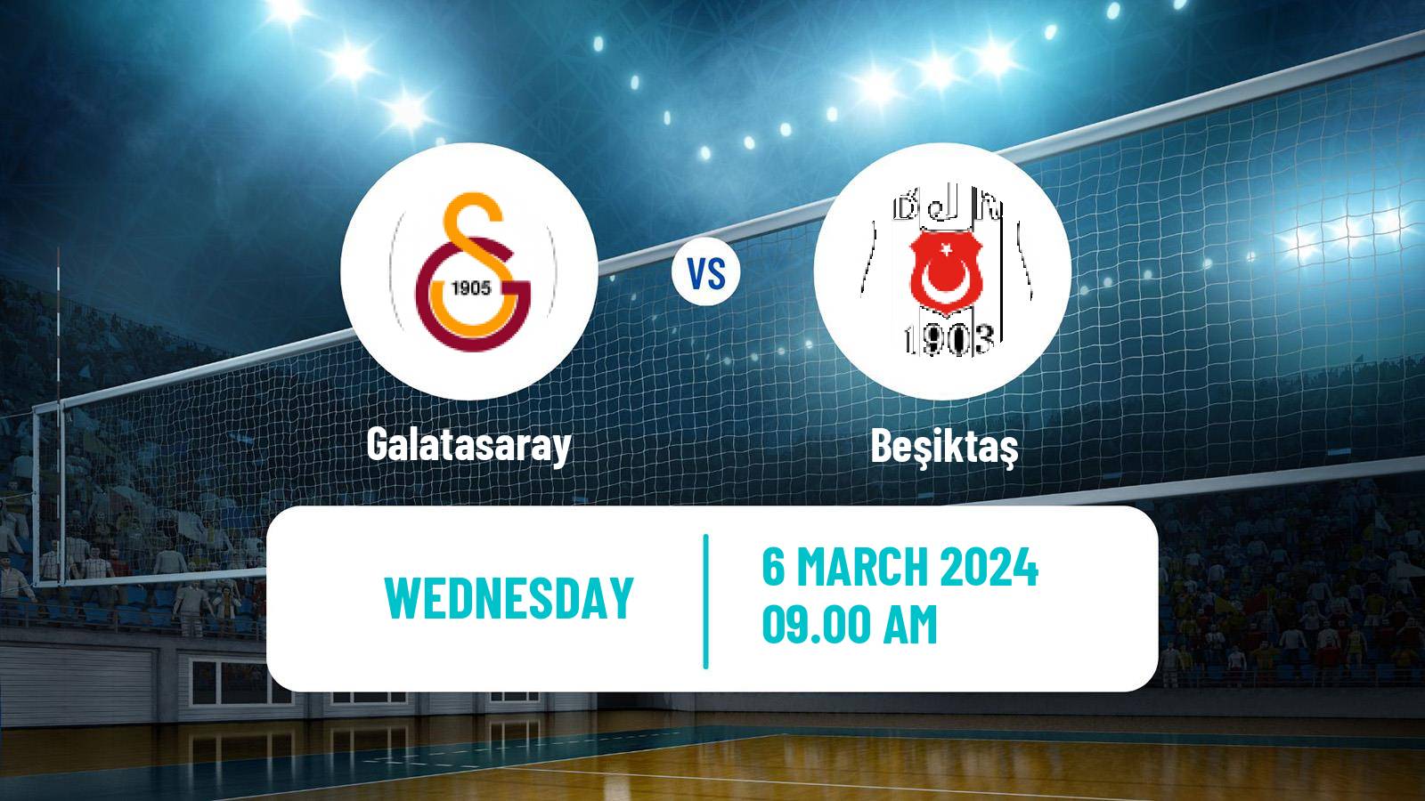 Volleyball Turkish Sultanlar Ligi Volleyball Women Galatasaray - Beşiktaş