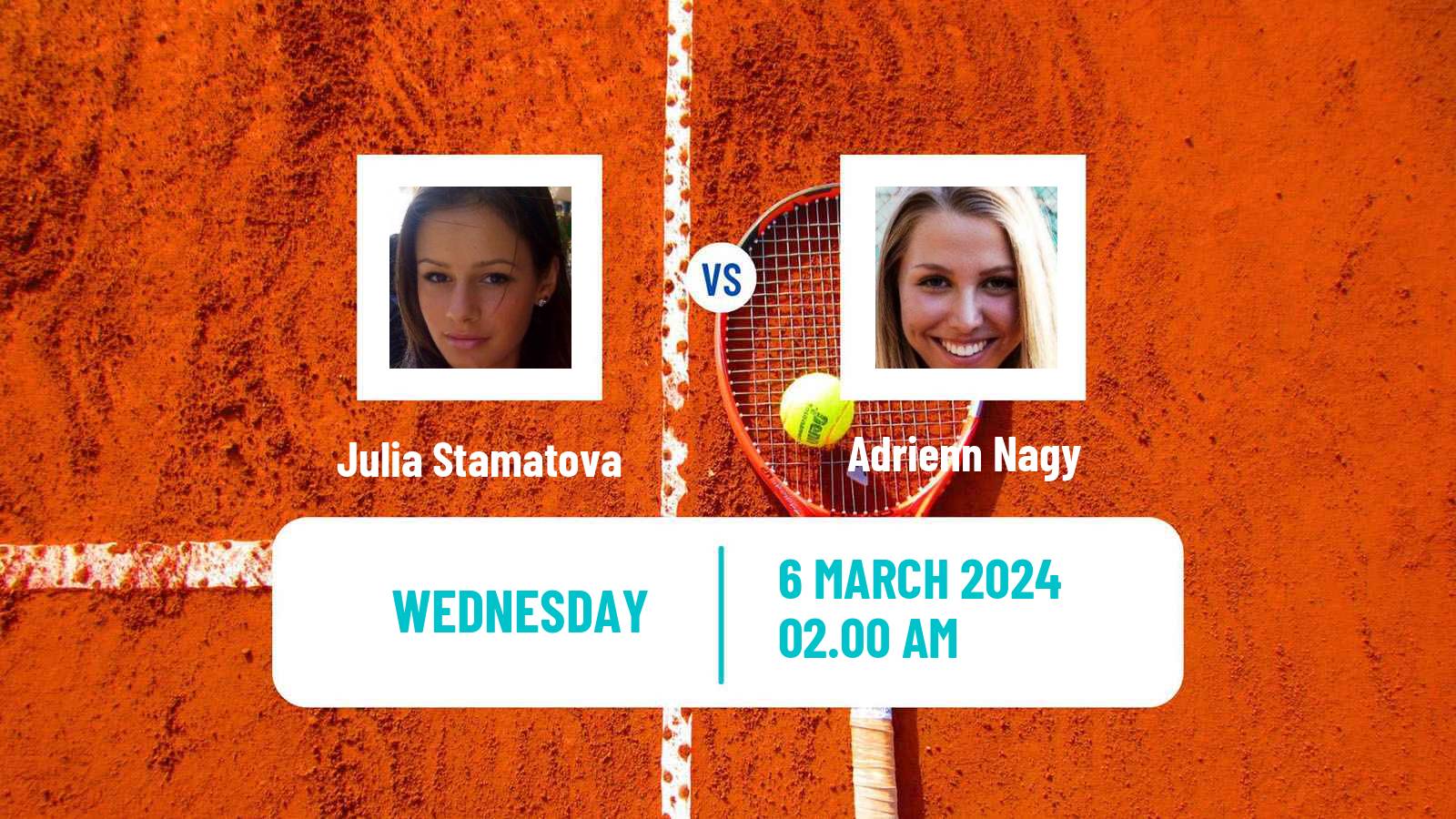 Tennis ITF W15 Antalya 4 Women Julia Stamatova - Adrienn Nagy