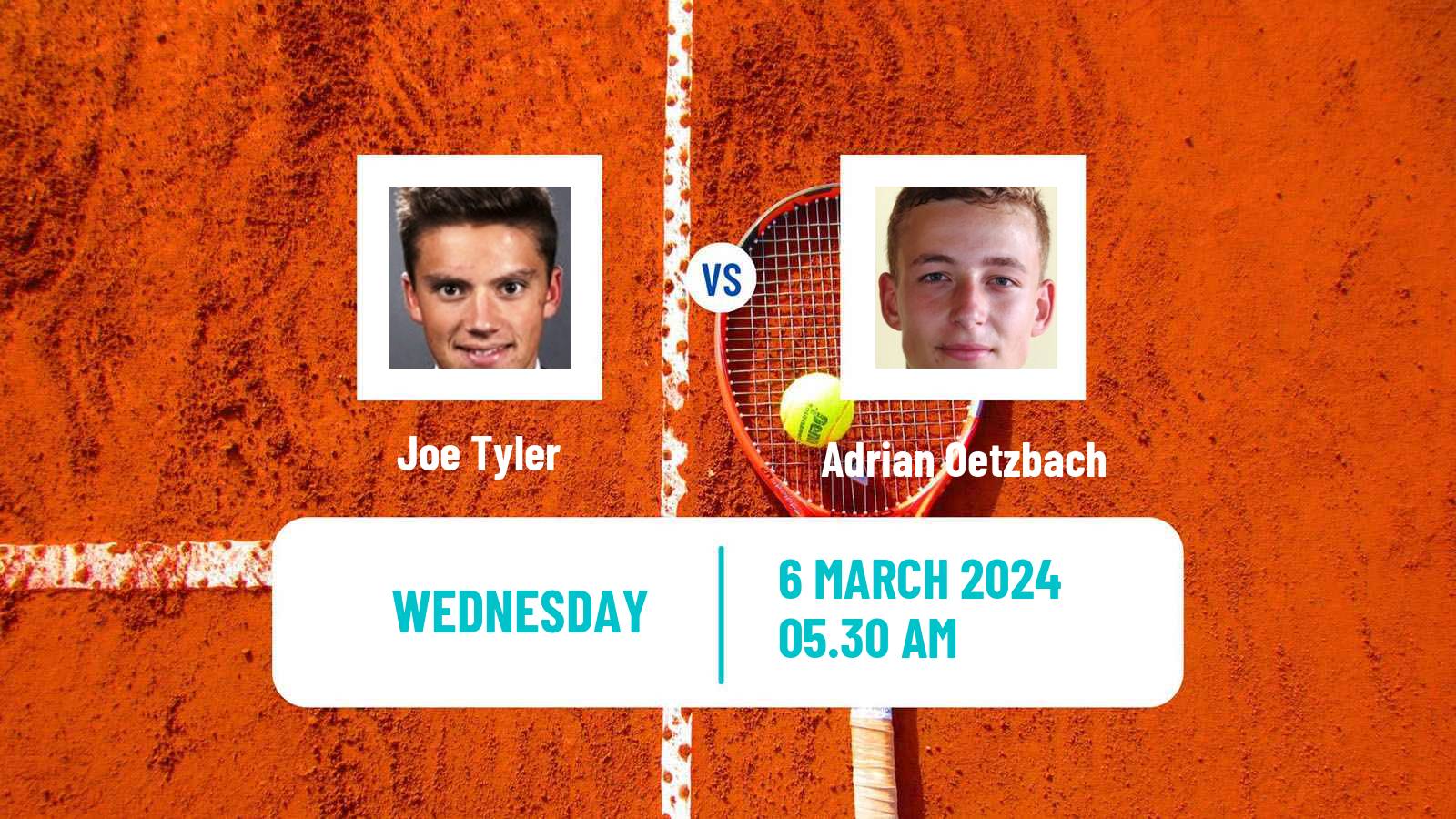 Tennis ITF M15 Sharm Elsheikh 22 Men Joe Tyler - Adrian Oetzbach
