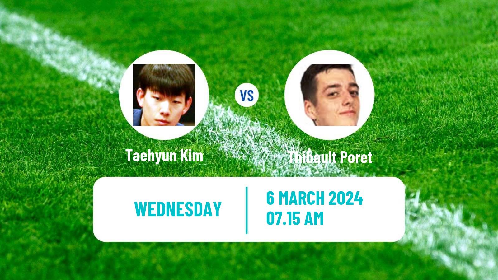 Table tennis Tt Star Series Men Taehyun Kim - Thibault Poret