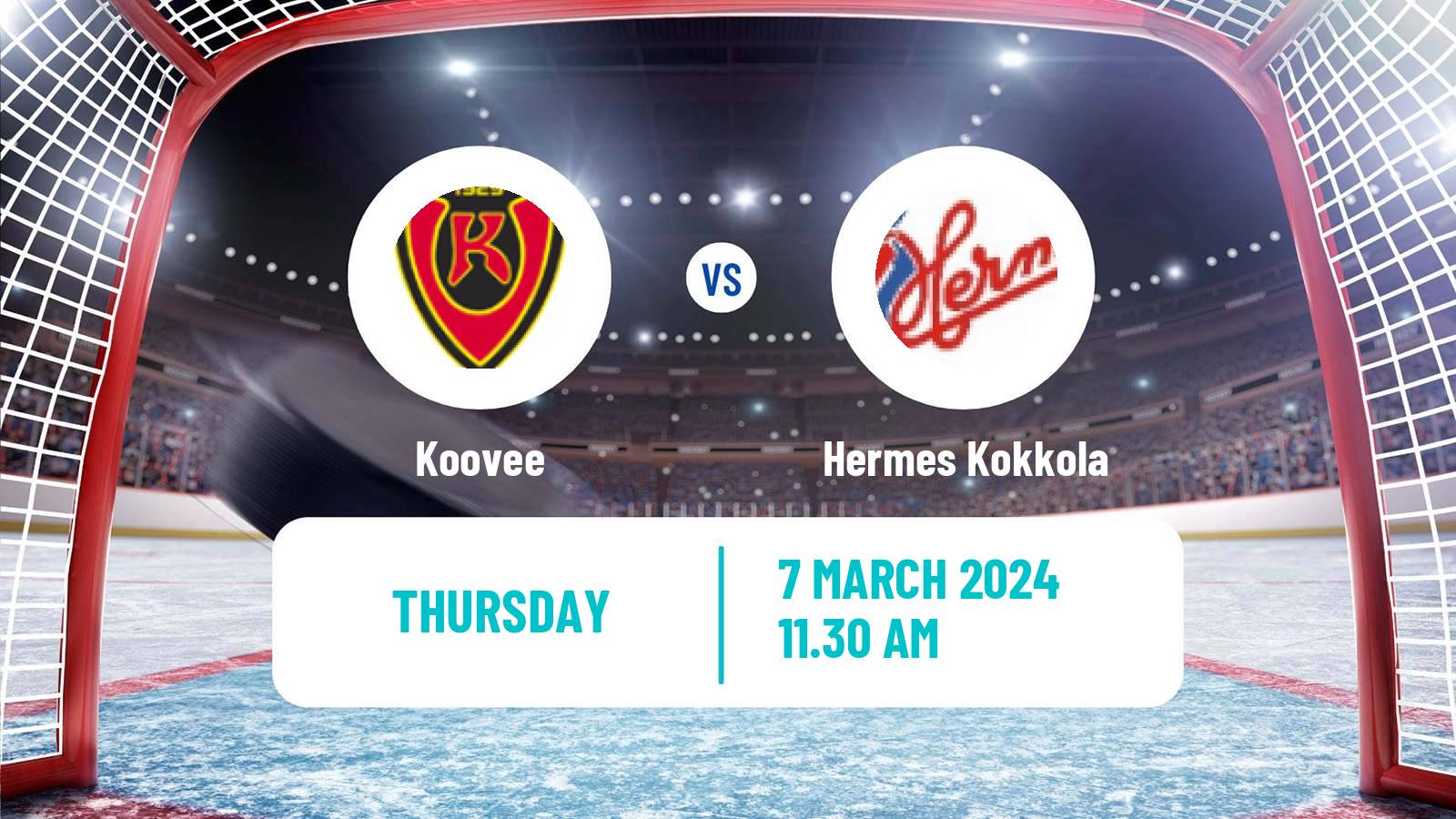 Hockey Finnish Mestis Koovee - Hermes Kokkola