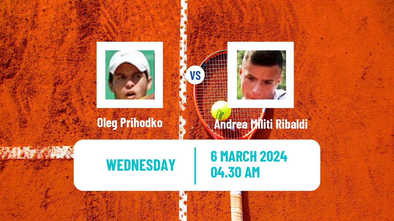 Tennis ITF M15 Heraklion Men Oleg Prihodko - Andrea Militi Ribaldi